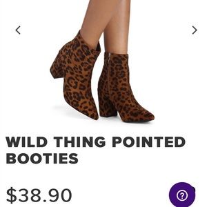 Leopard booties
